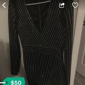 Nice mini dress with silver studs